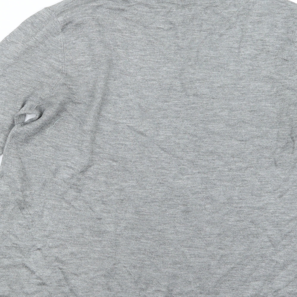 Warehouse Womens Grey Knit Pullover Jumper Size 12