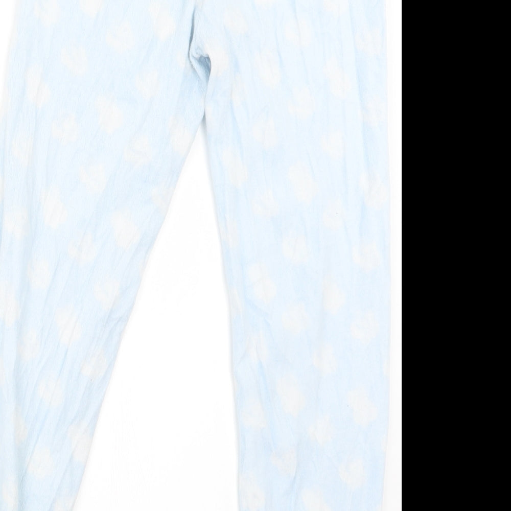 Young Dimension Girls Blue Geometric Capri Pyjama Pants Size 9-10 Years
