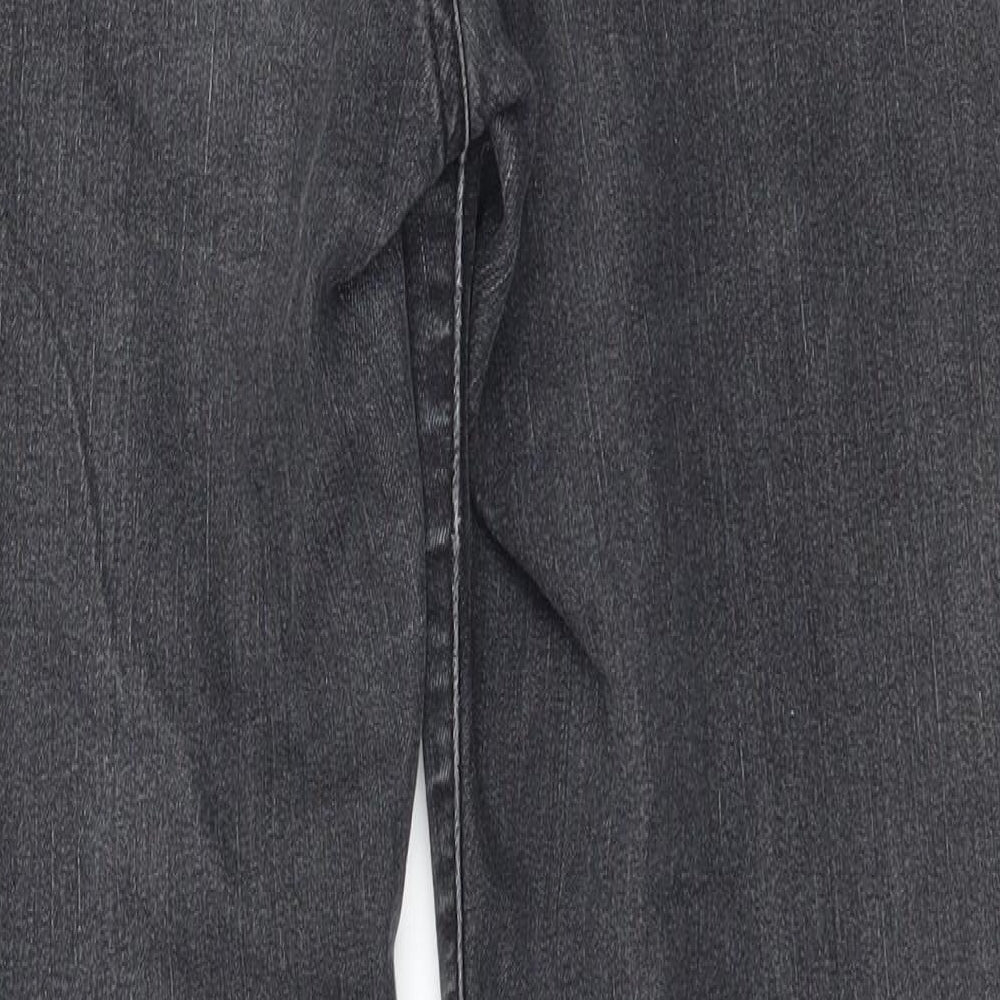 Very Girls Grey Denim Skinny Jeans Size 14 Years