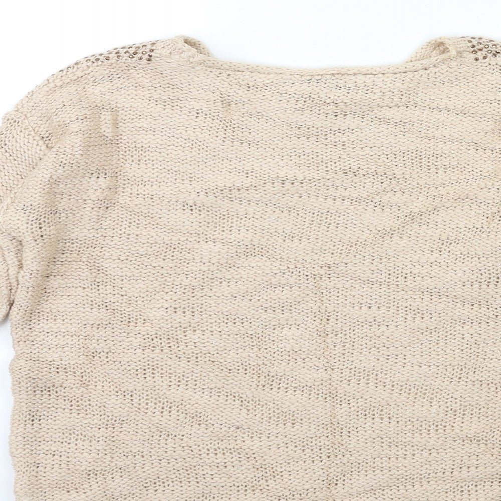 Dorothy Perkins Womens Pink Knit Pullover Jumper Size 10