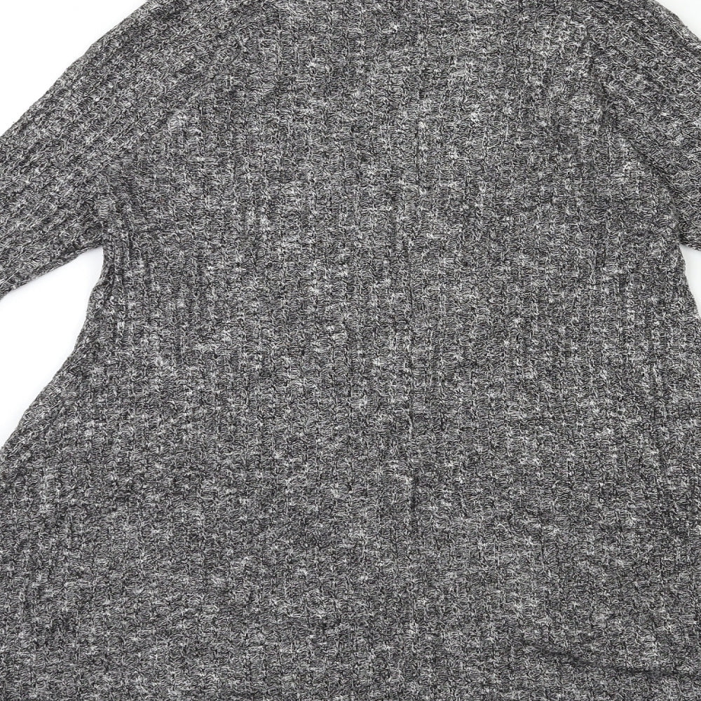 Boohoo Womens Grey Knit Pullover Jumper Size 10