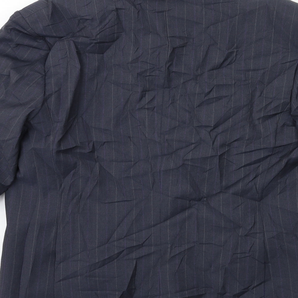 French Connection Mens Grey Striped Jacket Suit Jacket Size 42