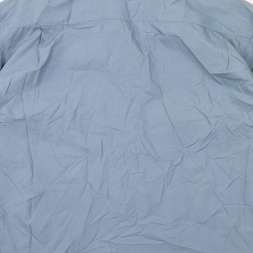 NICO Mens Blue Button-Up Size M