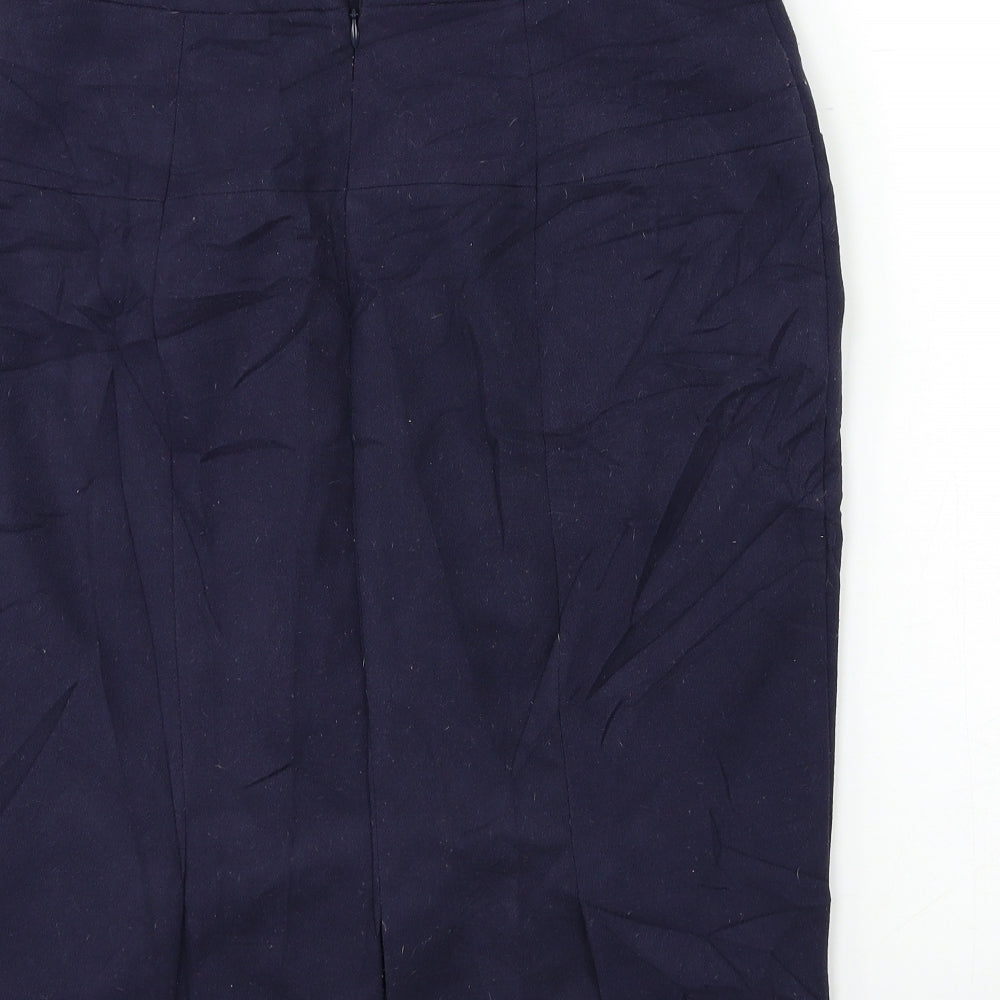 Marks & Spencer Womens Black Straight & Pencil Skirt Size 14