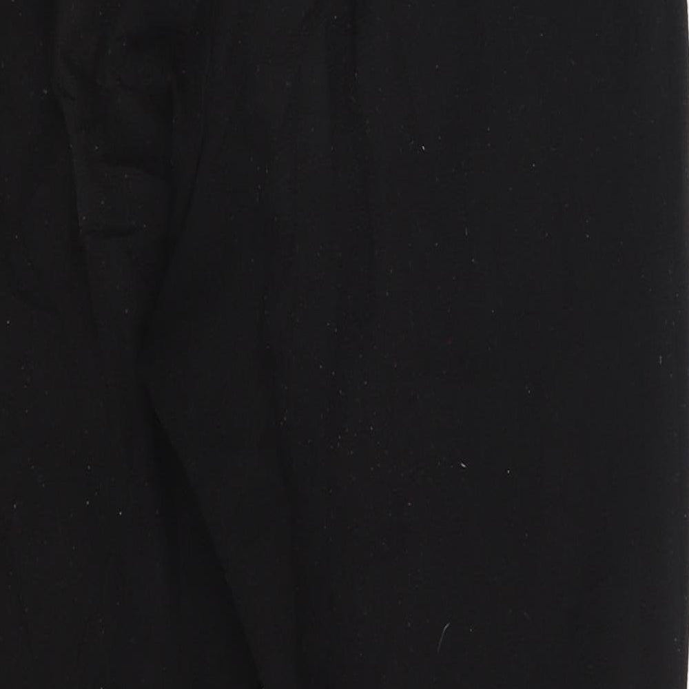 H&M Womens Black Trousers Size 8 L26 in