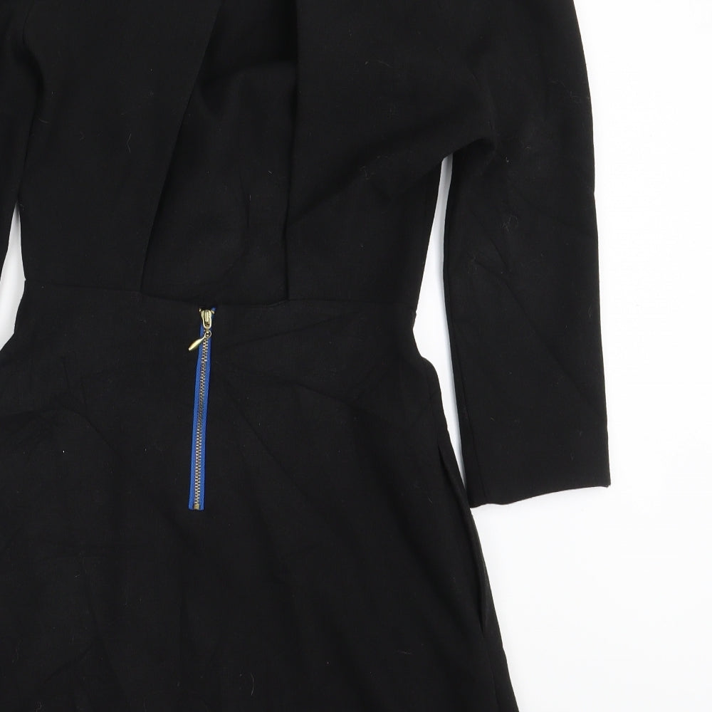 Zara Womens Black A-Line Size S