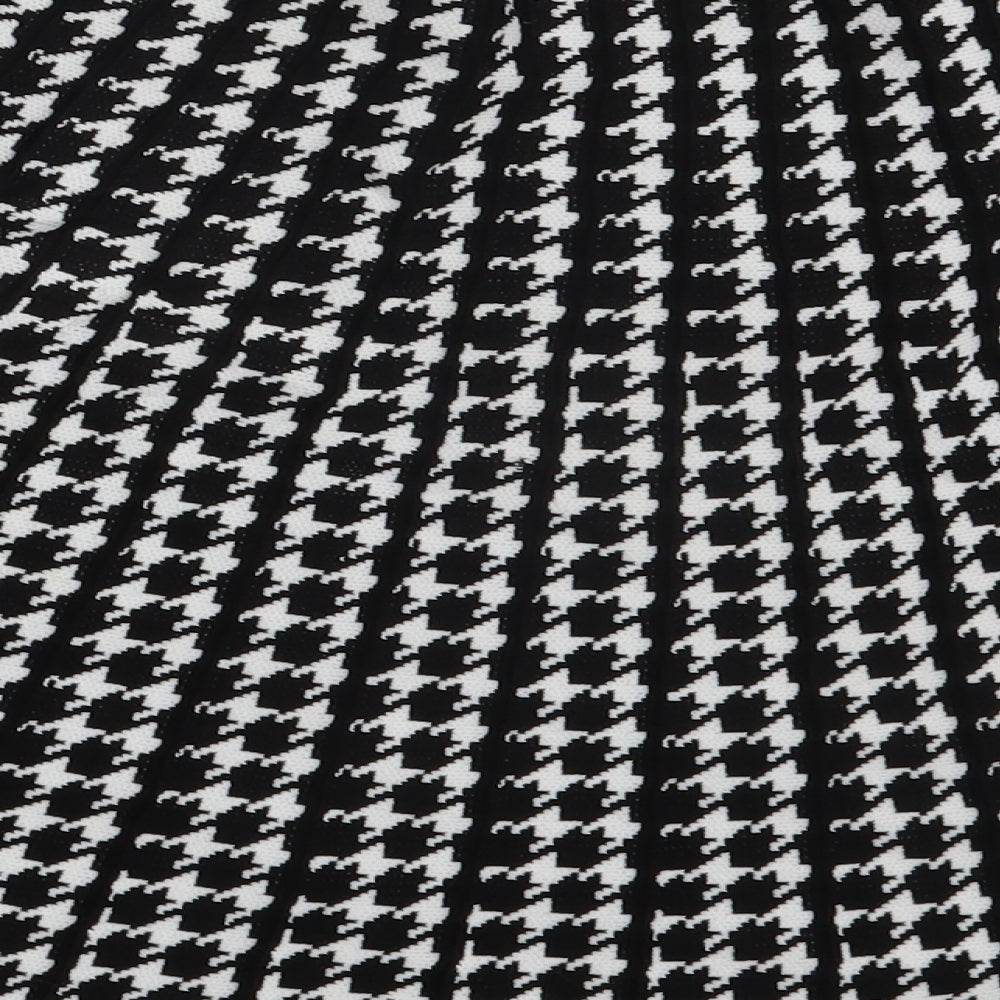 You & Me Womens Multicoloured Geometric A-Line Skirt Size M
