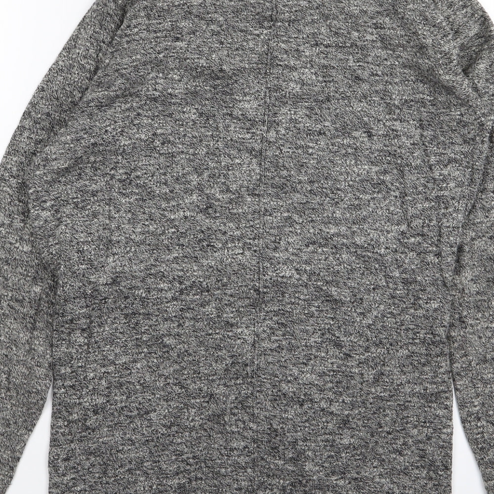 New Look Womens Grey Cardigan Jumper Size 8