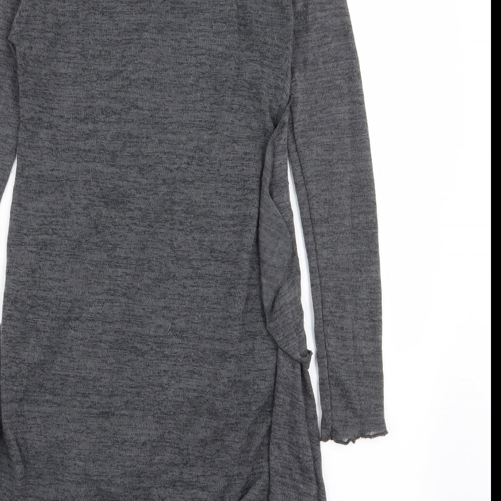Miso Womens Grey Cardigan Jumper Size 8