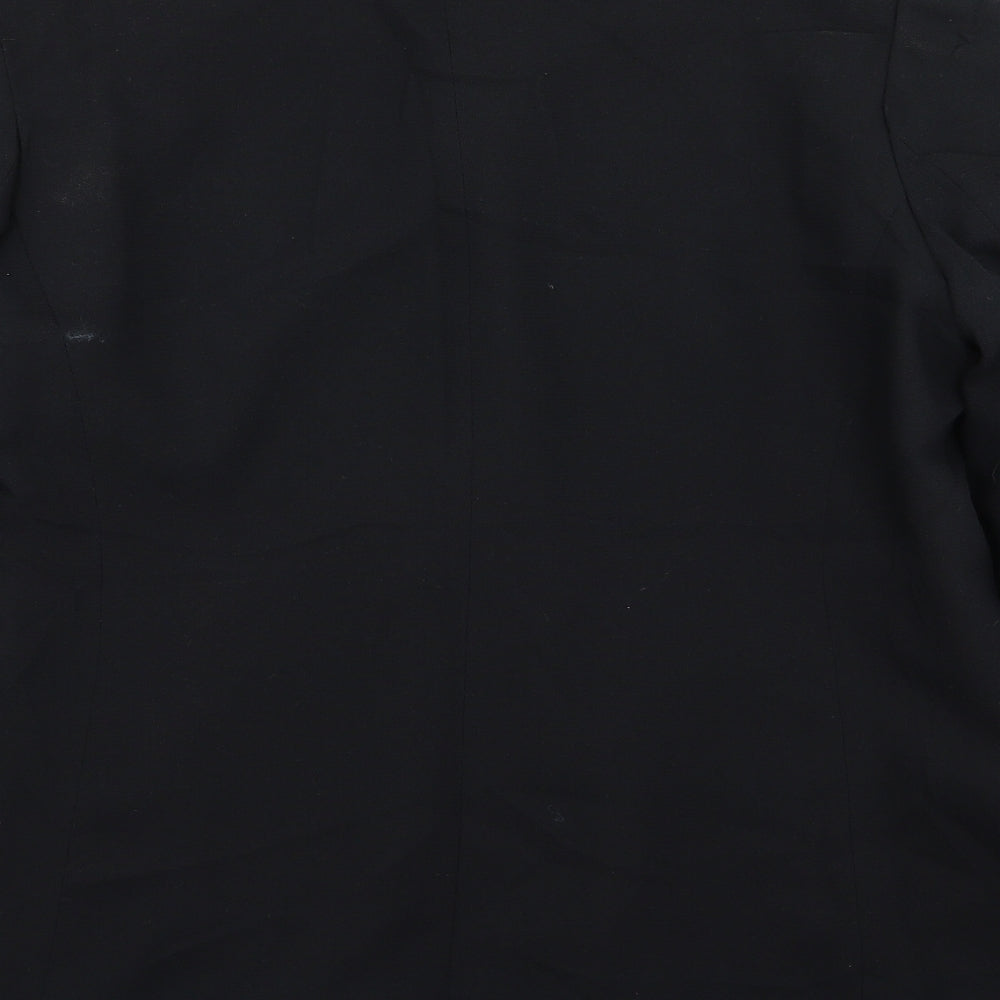 Berkertex Womens Black Jacket Blazer Size 14
