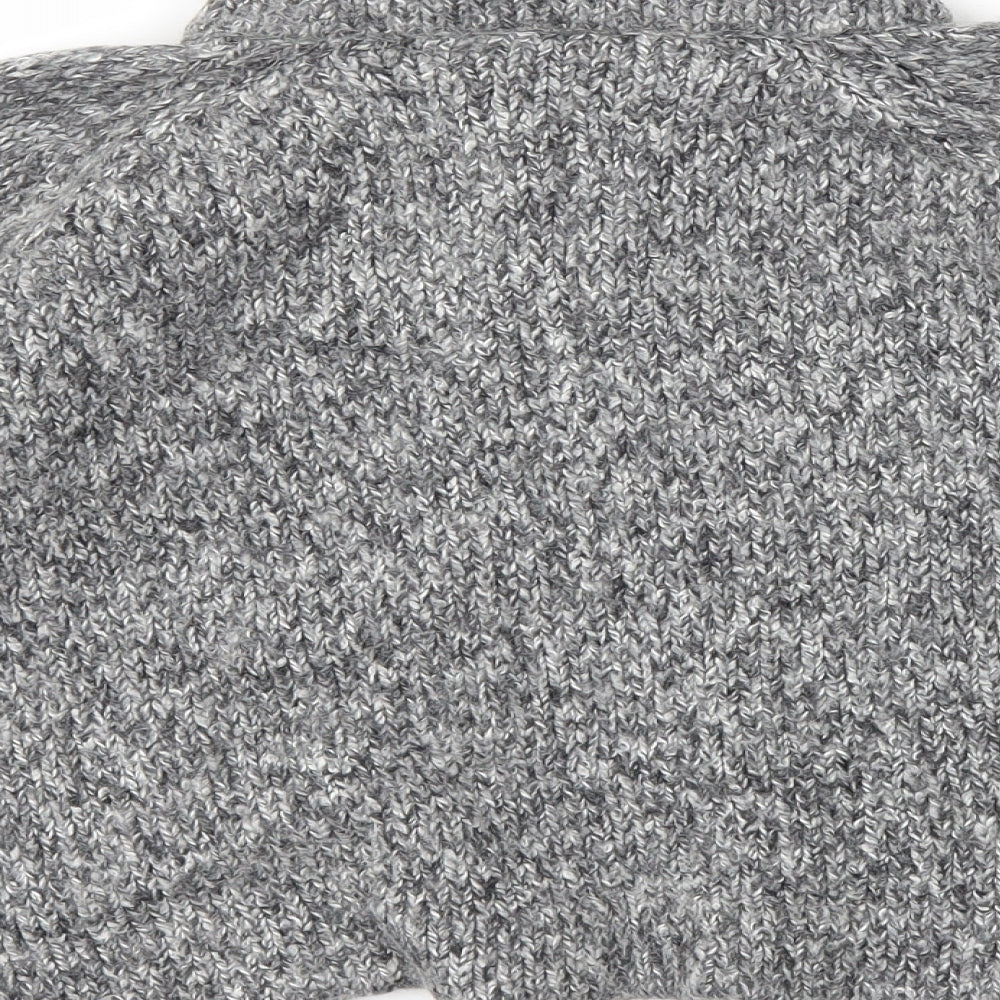New Look Womens Grey Cardigan Jumper Size 12