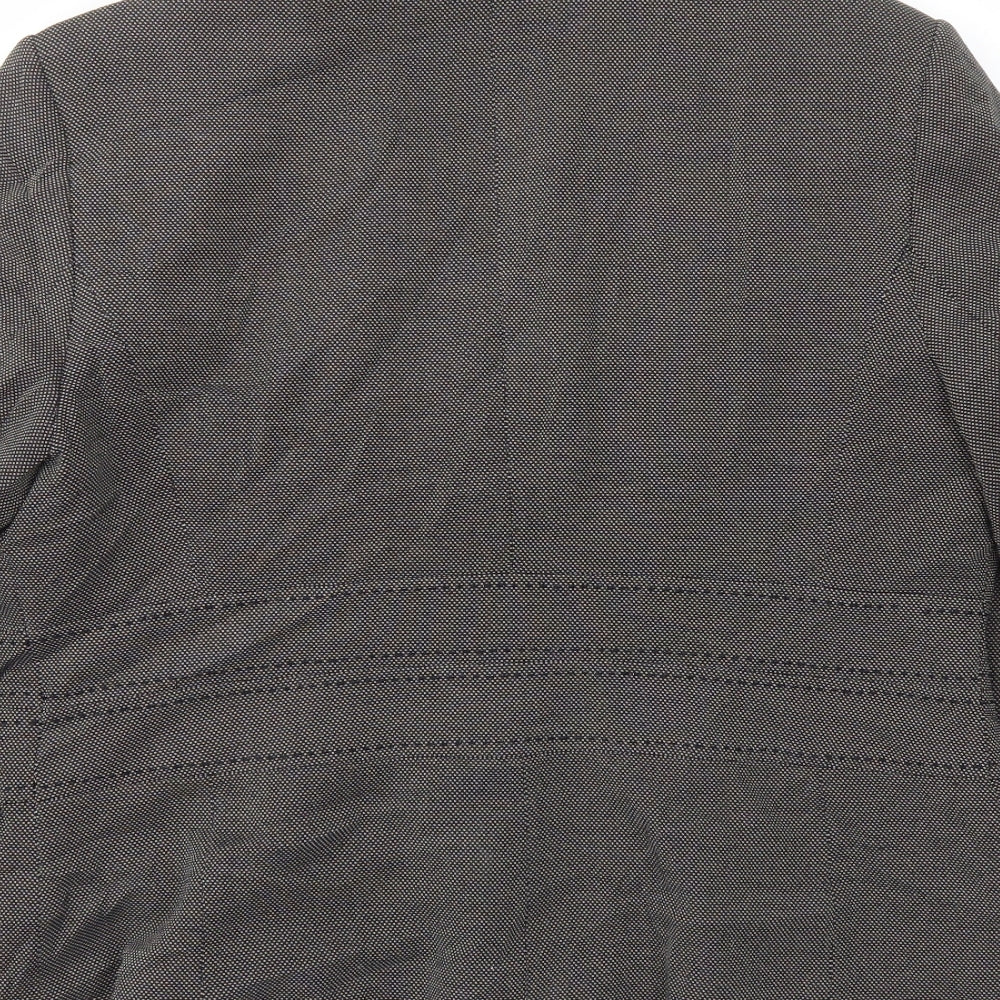 Marks & Spencer Womens Grey Jacket Blazer Size 14