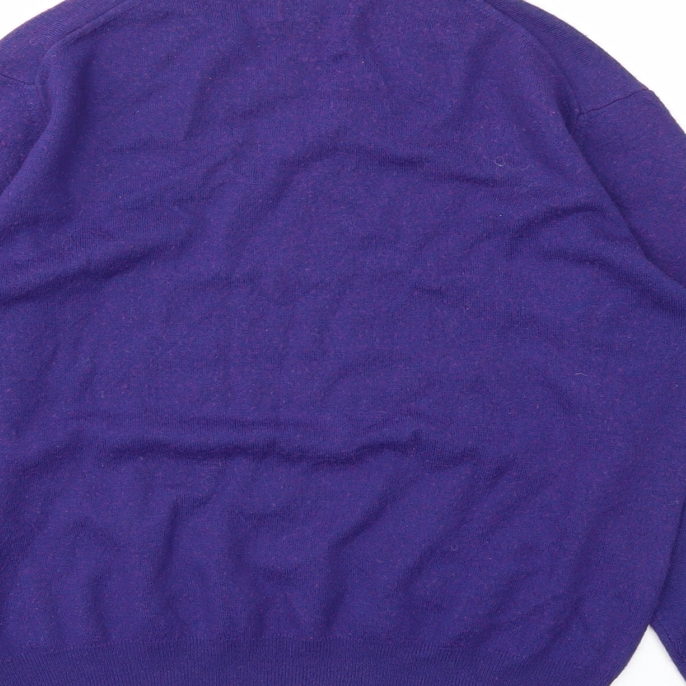 jhon lewis Mens Purple Pullover Sweatshirt Size S
