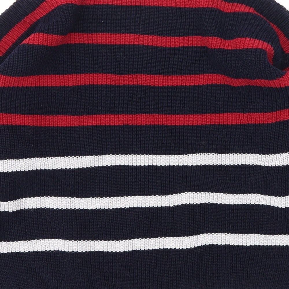 Marks & Spencer Womens Blue Striped Pullover Jumper Size M