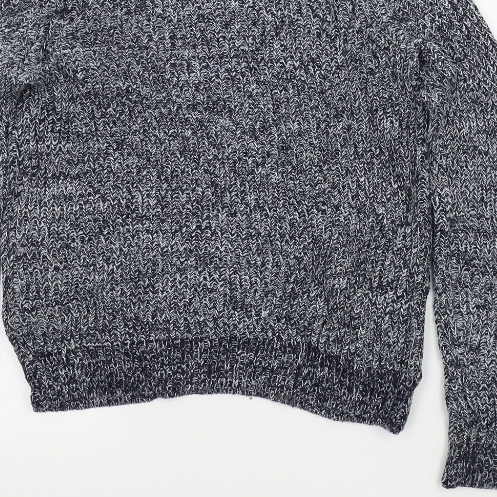 H&M Womens Blue Pullover Jumper Size XS