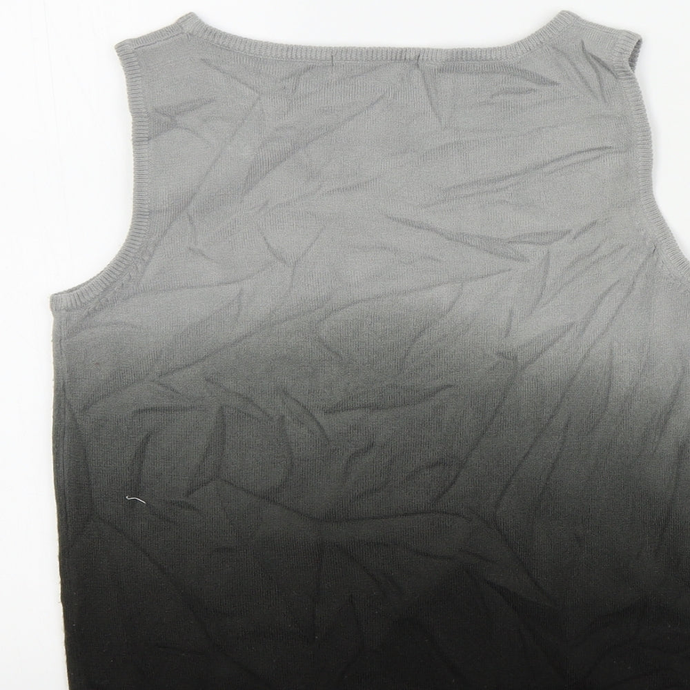 Nouveau Edition Womens Grey Vest Jumper Size M