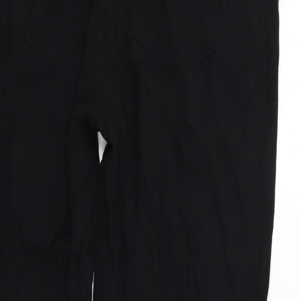 miss captain trend Womens Black Trousers Size 12 L22 in