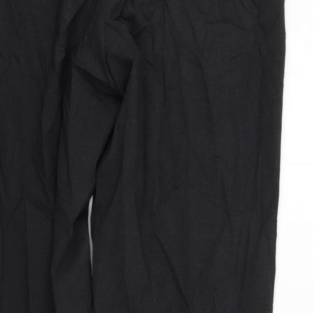 Greenwoods Mens Grey Trousers Size 35 in L30 in