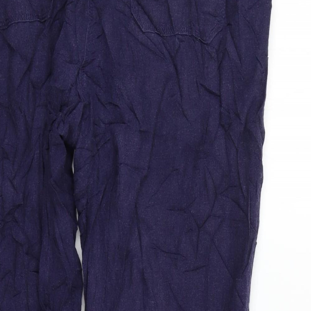 Marks and Spencer Womens Black Trousers Size 14 L26 in