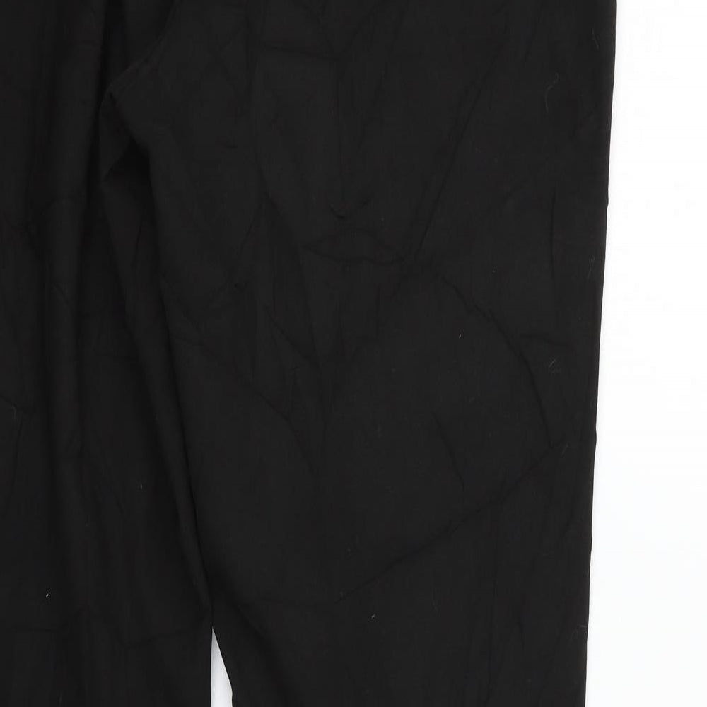 BHS Womens Black Trousers Size 14 L29 in