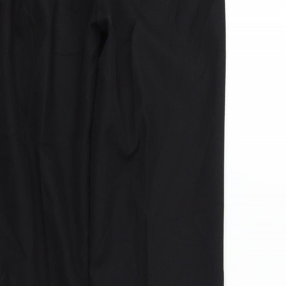Marks and Spencer Womens Black Trousers Size 8 L29 in