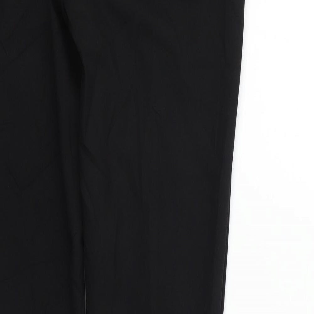 New Look Womens Black Trousers Size 10 L28 in