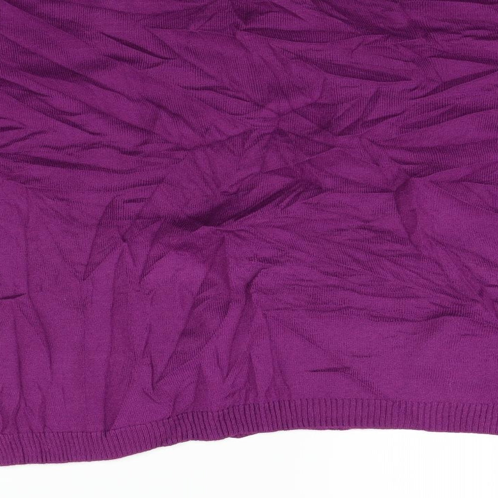LOVE TO KNIT Womens Purple Pullover Jumper Size 16