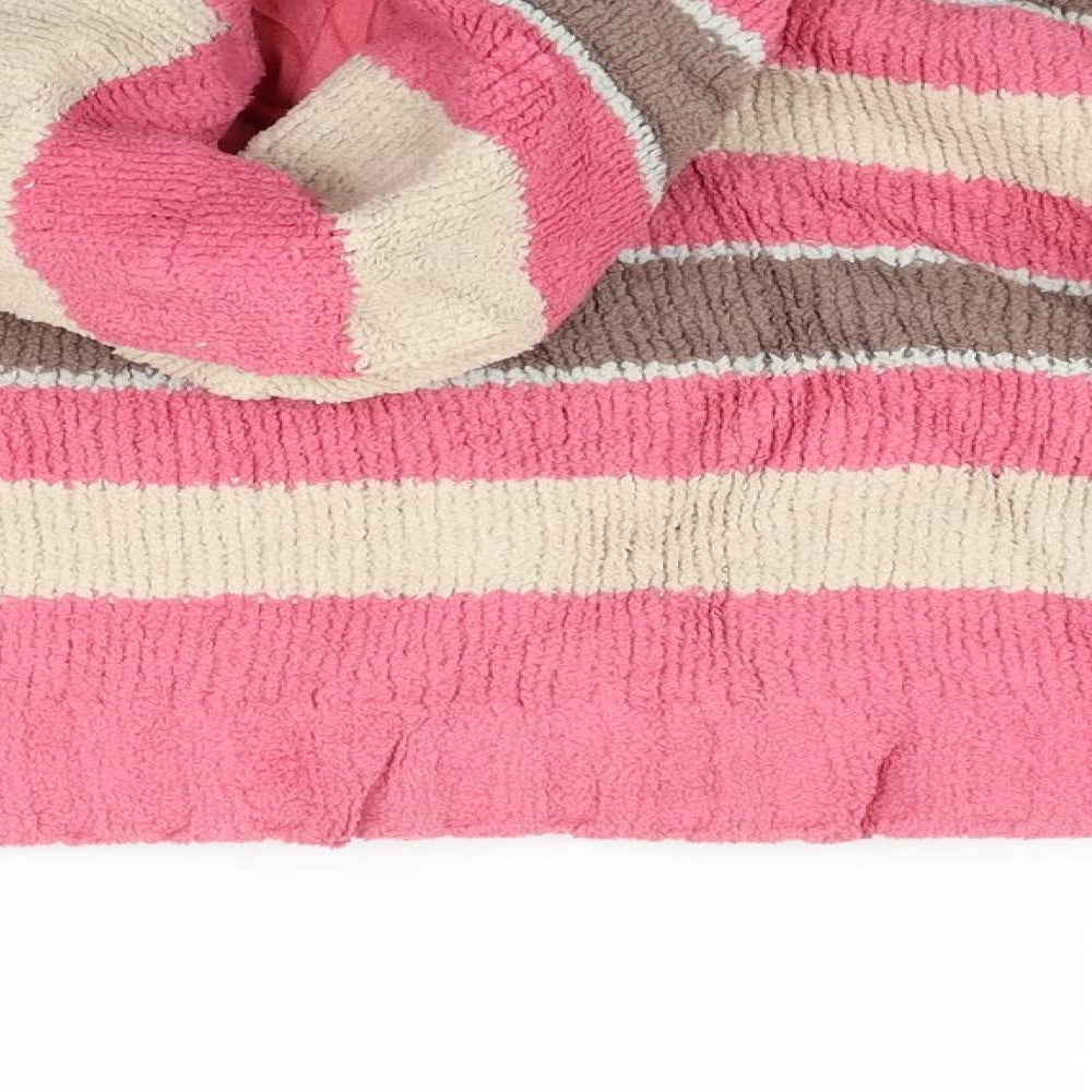 Girl2Girl Girls Orange Striped Full Zip Jumper Size 4-5 Years