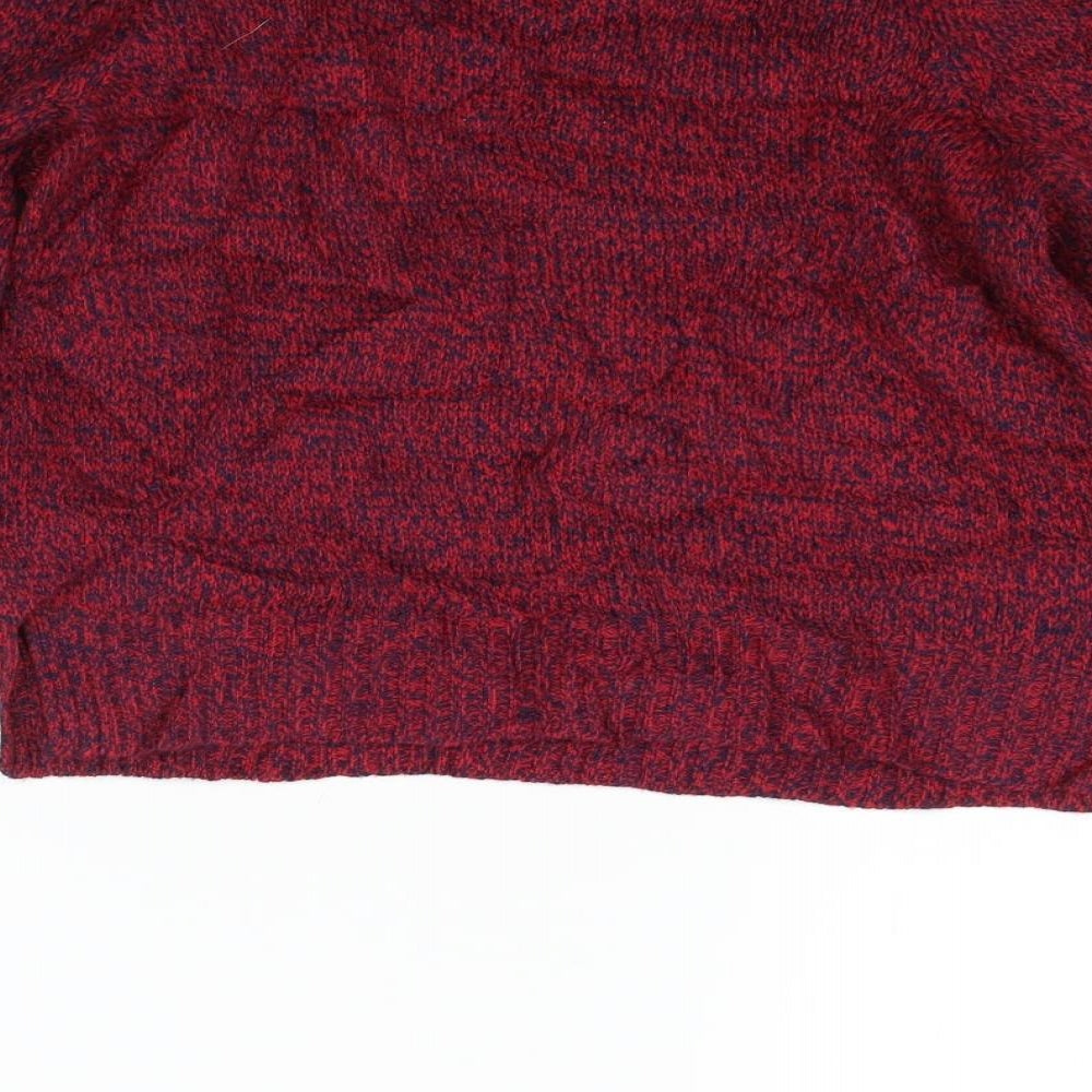 Divided Womens Red Pullover Jumper Size XS