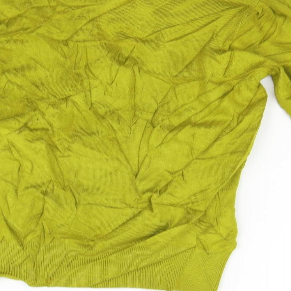 Marks & Spencer Womens Yellow Pullover Jumper Size 12