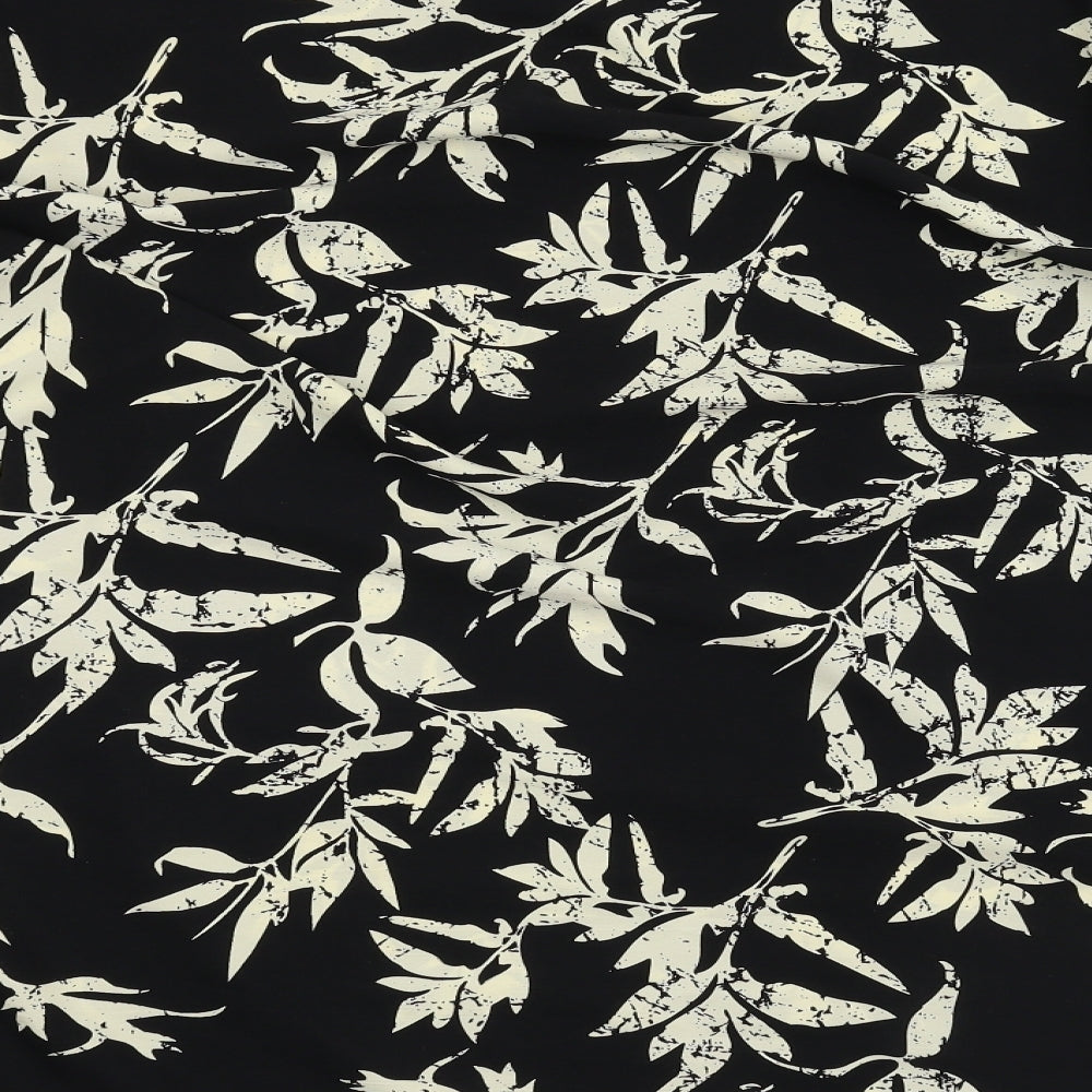 Primark Womens Black Floral Shift Size 14