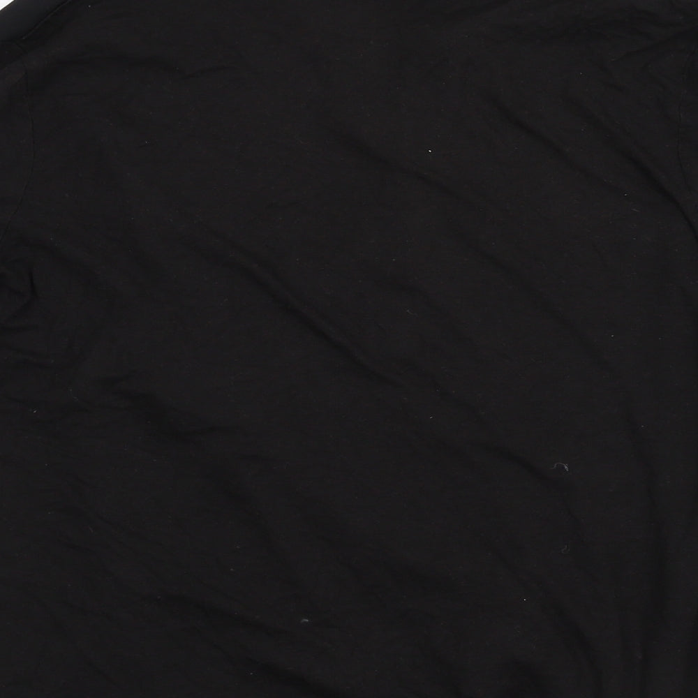 Japna Womens Black Tunic Blouse Size L