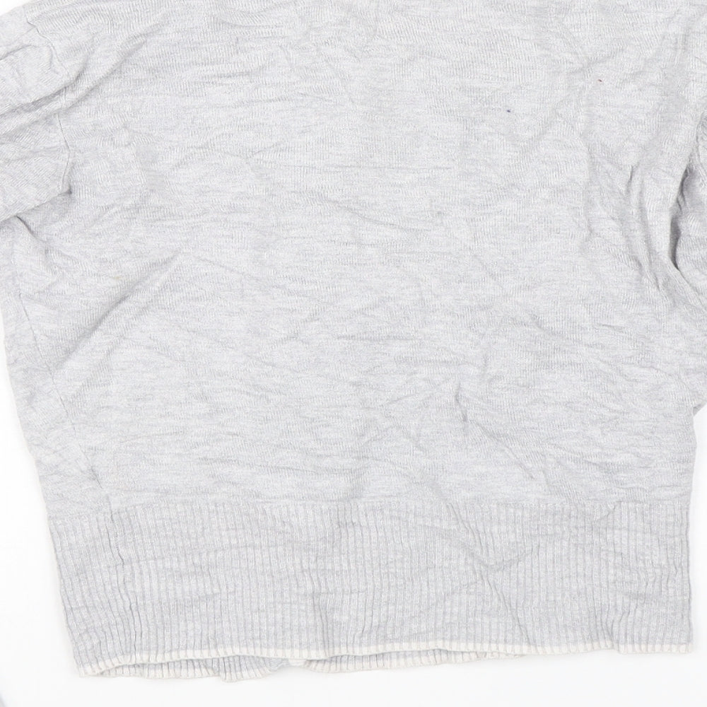 Louche Womens Grey Cardigan Jumper Size 12