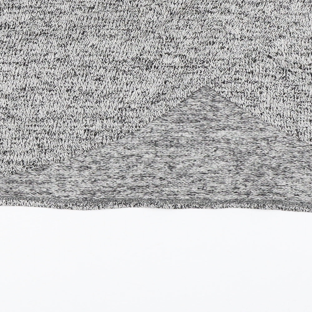 H&M Womens Grey Cropped T-Shirt Size XS