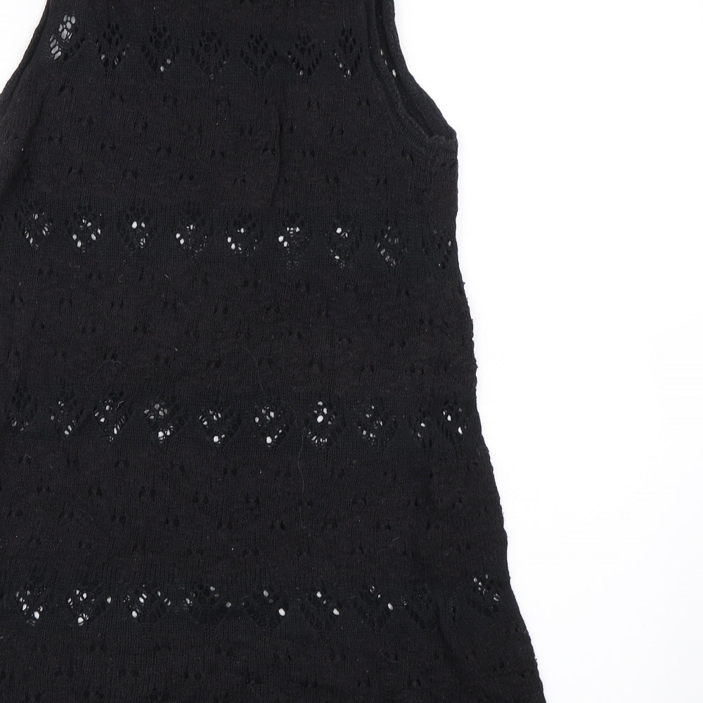 Not Shy Womens Black Tank Dress Size S