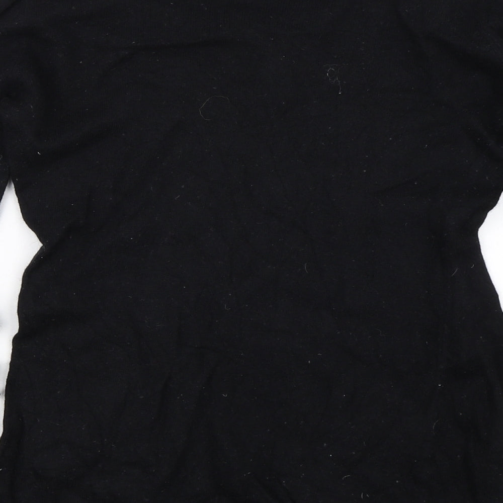 Peoples Market Womens Black Basic T-Shirt Size M