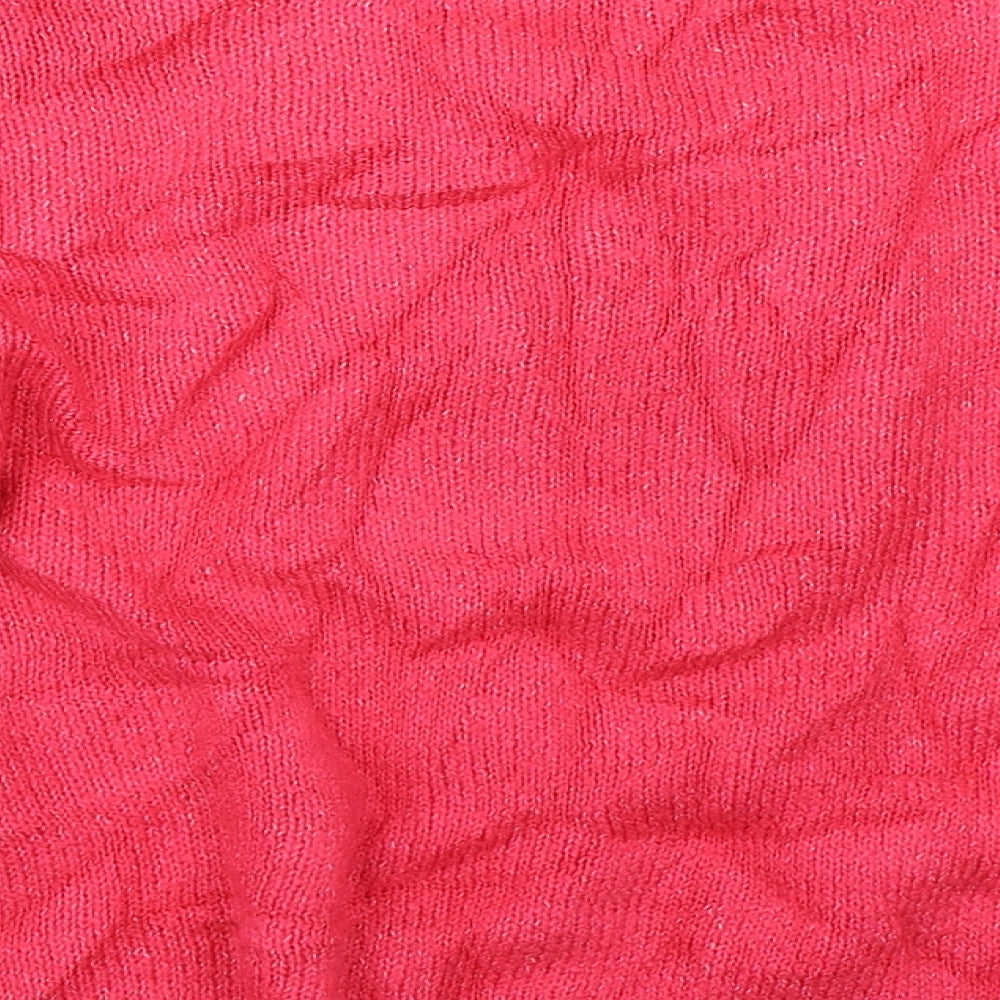 George Womens Pink Knit Pullover Jumper Size M - BUTTERFLY