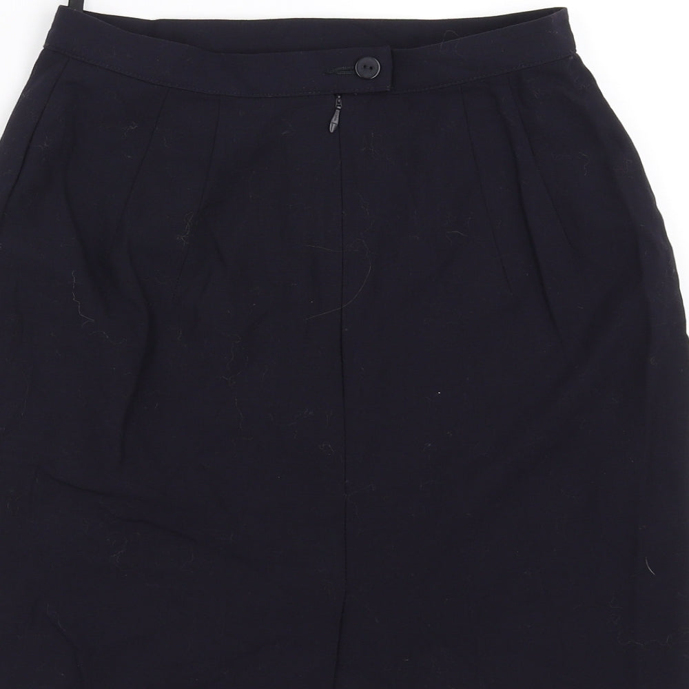 Marks & Spencer Womens Blue Straight & Pencil Skirt Size 26