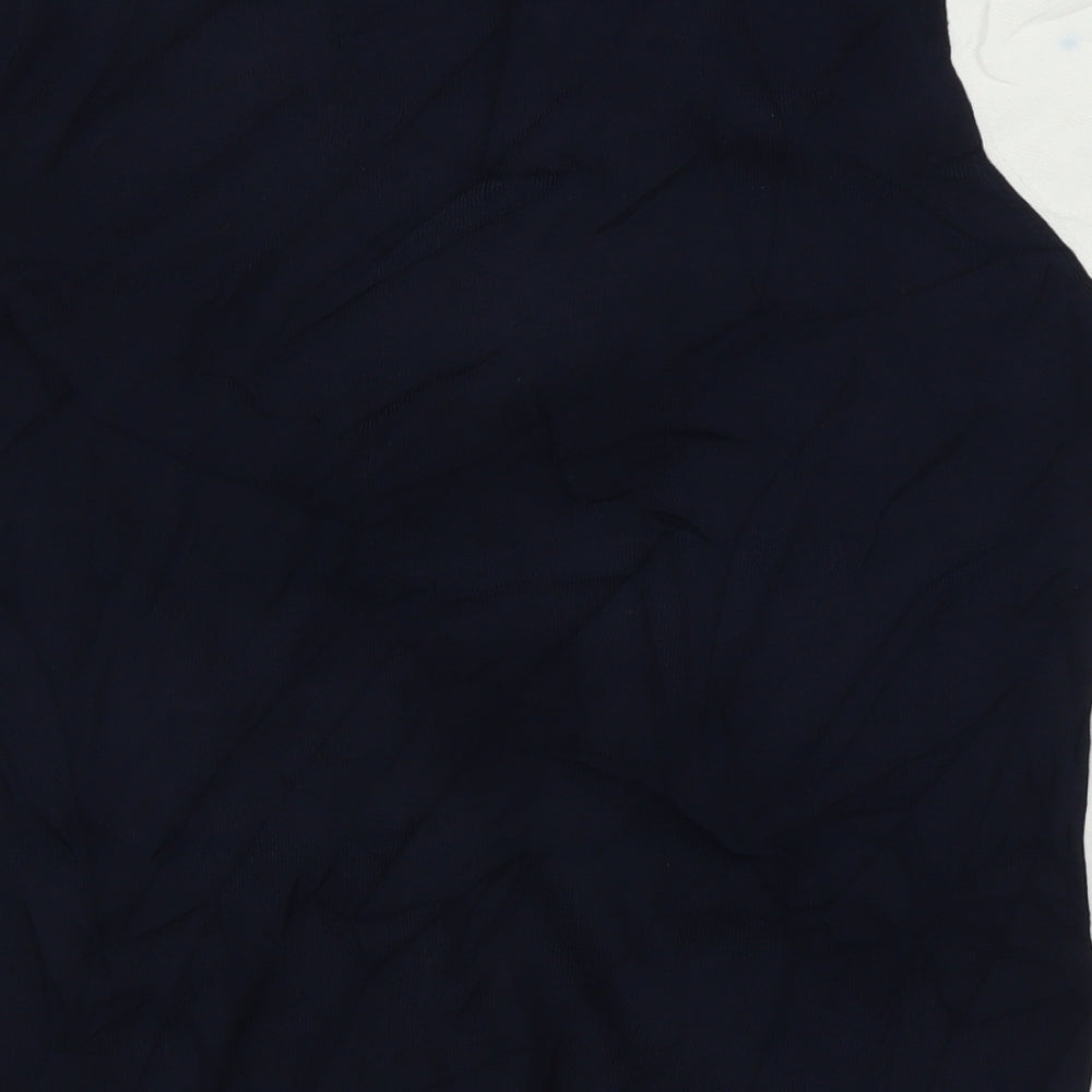 Al Paradise Womens Blue Basic Blouse Size M