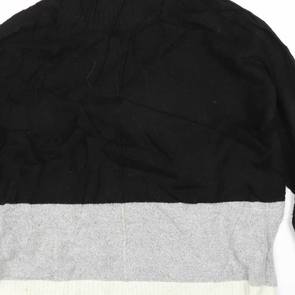 Oasis Womens Black Pullover Jumper Size M