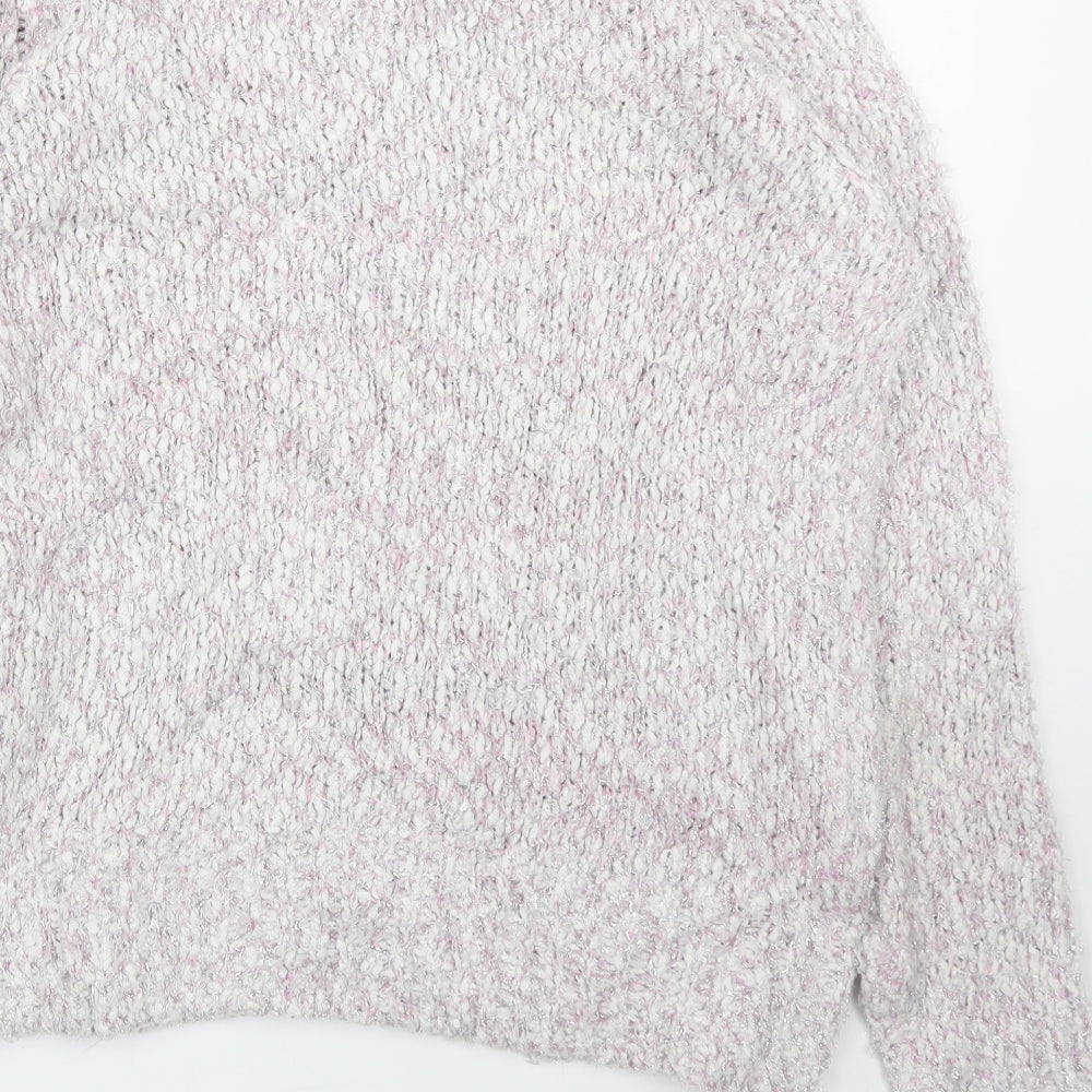 Isle Womens Pink Pullover Jumper Size S