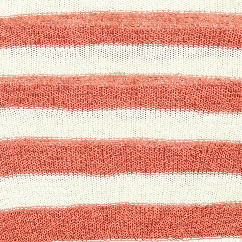 Wallis Womens Beige Striped Pullover Jumper Size L