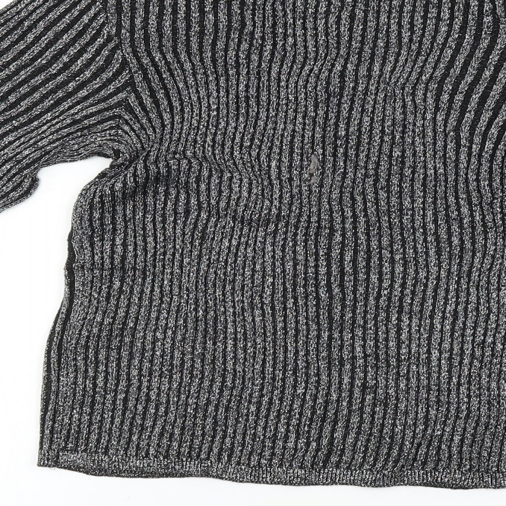 H&M Girls Black Pullover Jumper Size 12-13 Years