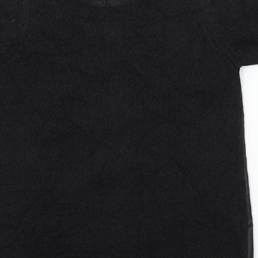NEXT Womens Black Basic T-Shirt Size 12