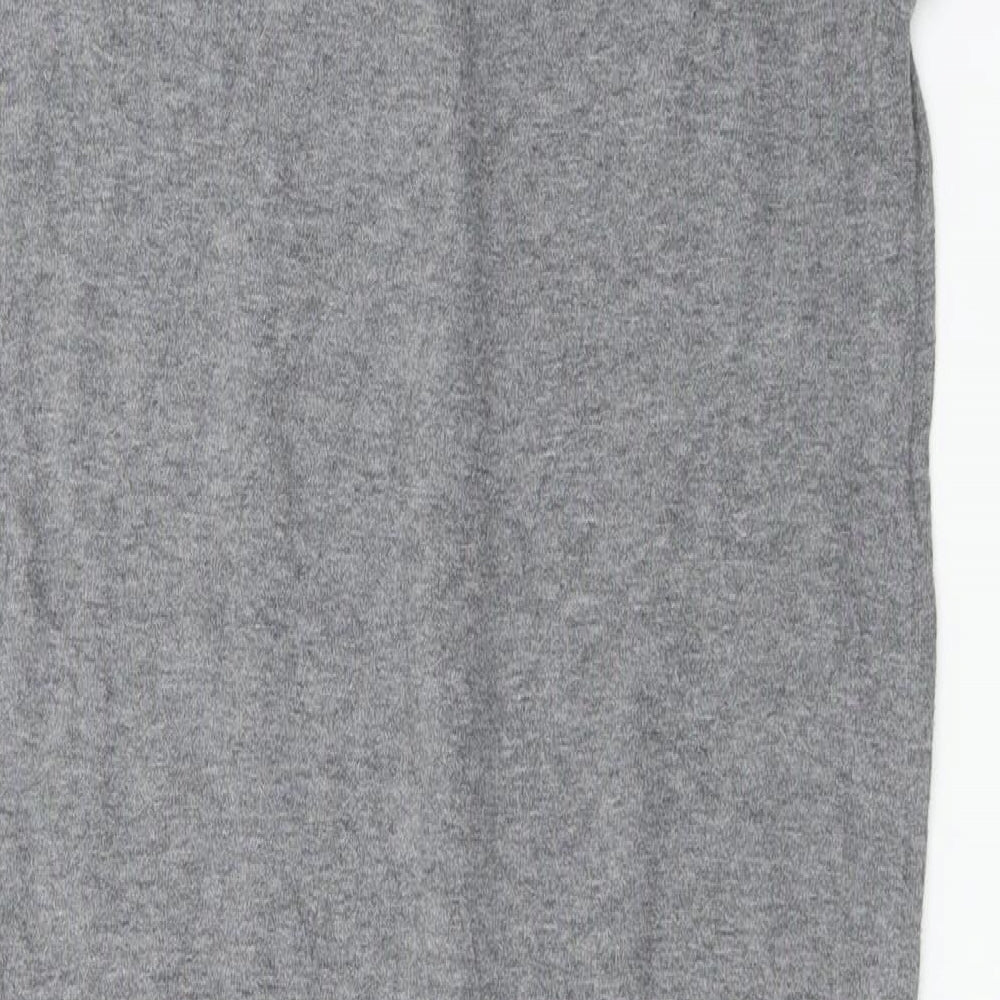 Topshop Womens Grey A-Line Size 8