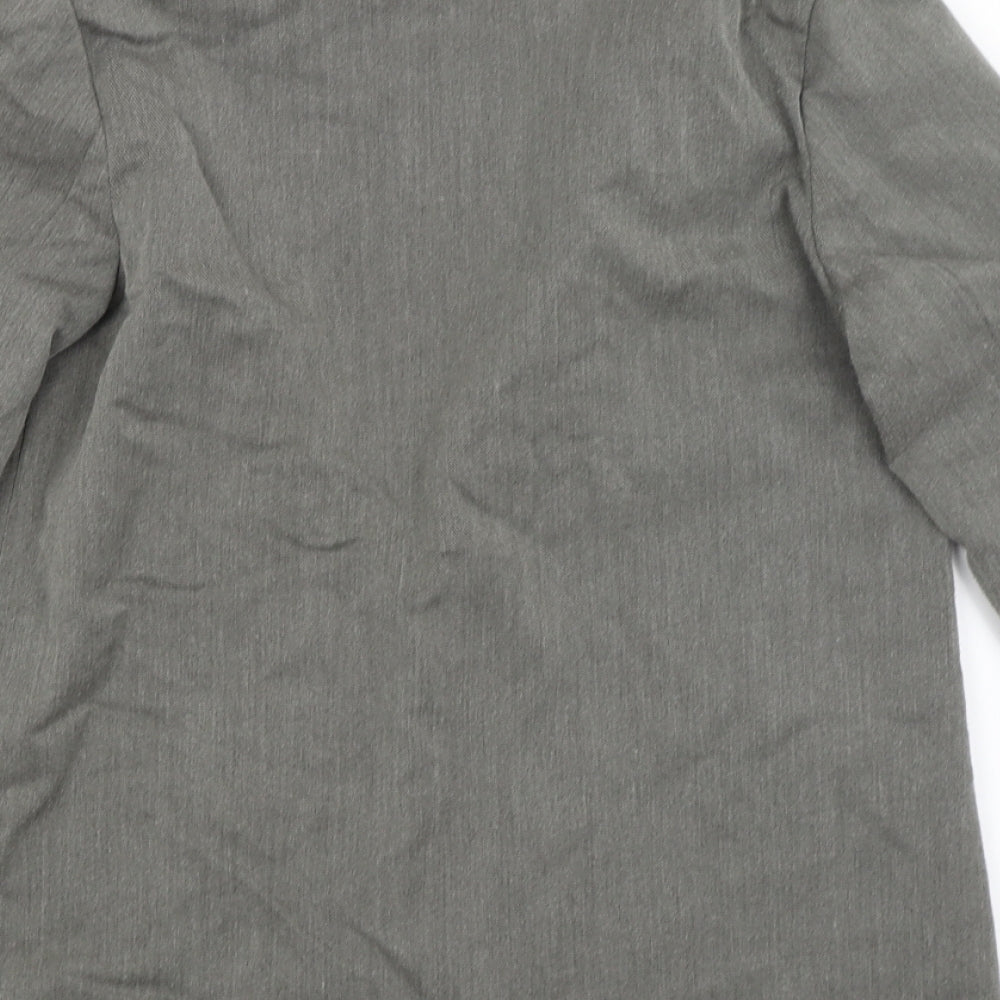 Divided Womens Grey Jacket Blazer Size 8