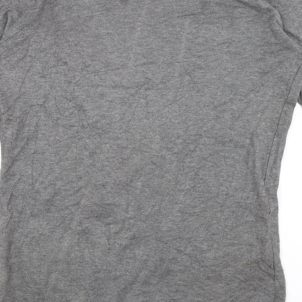 NEXT Womens Grey Wrap Jumper Size 10