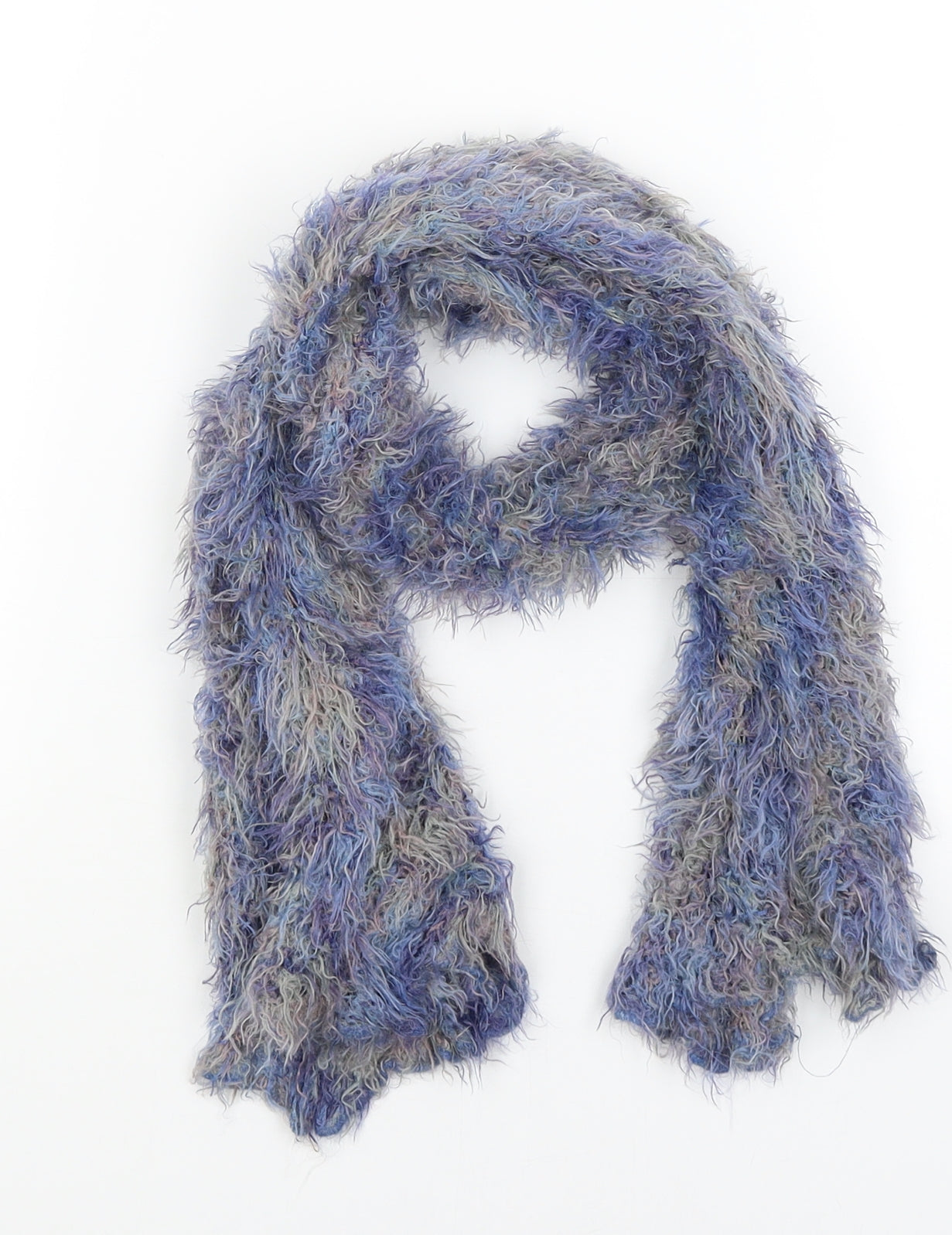 Preworn Womens Blue Scarf