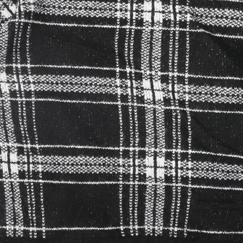 Marks & Spencer Womens Black Geometric Pullover Jumper Size M