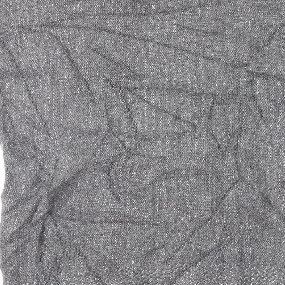 YPSILON Womens Grey Cardigan Jumper Size 12
